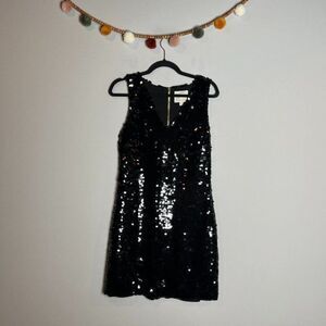 Sail to Sable black sequin sleeveless dress
